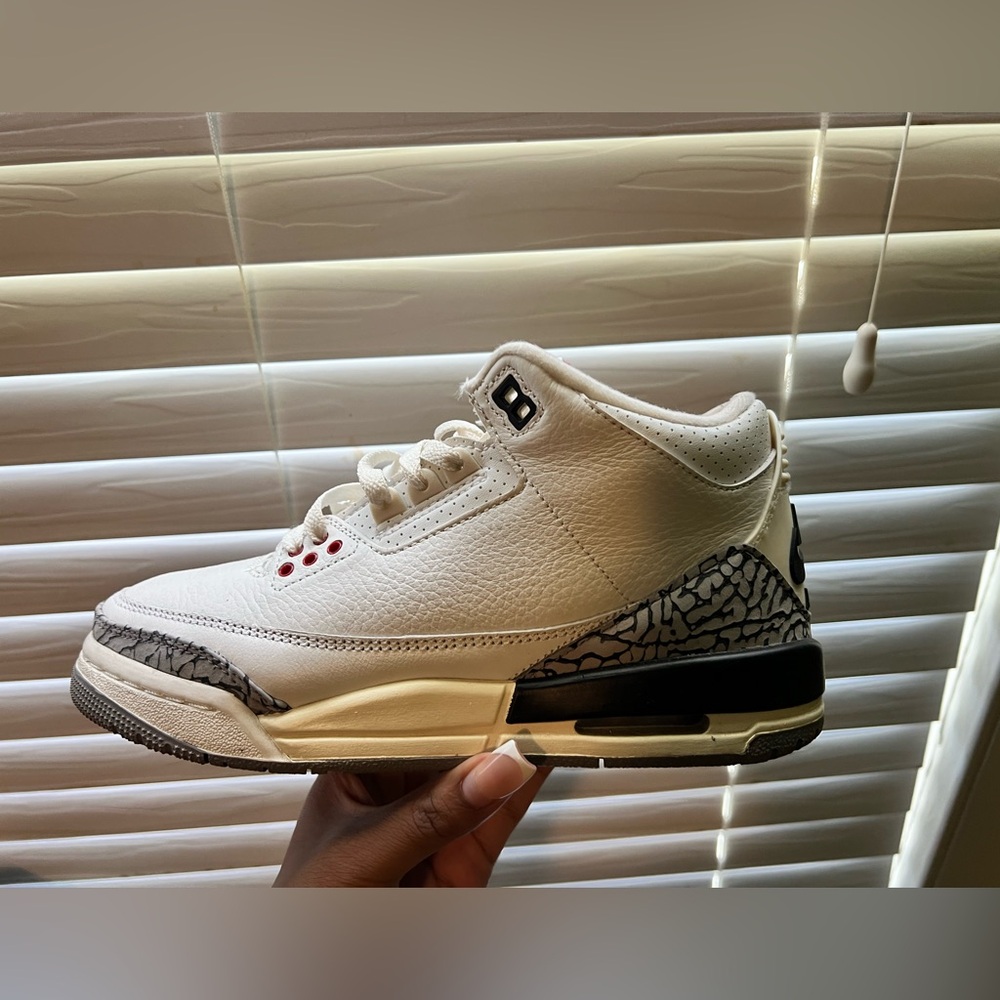 Air Jordan 3 Retro GS (White Cement)